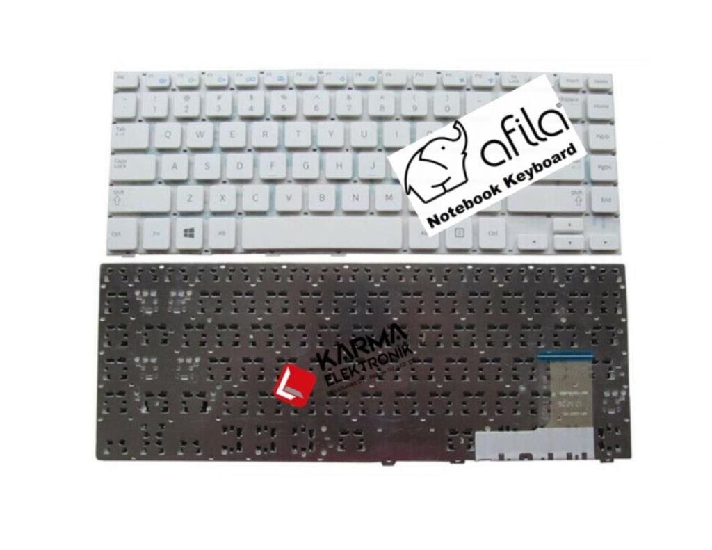 Samsung NP370R4E NP370R4V Notebook Klavye - Tuş Takımı / Beyaz - TR