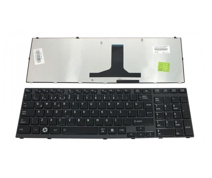Toshiba Satellite A660-BT2N23 Notebook Klavyesi - Siyah - TR