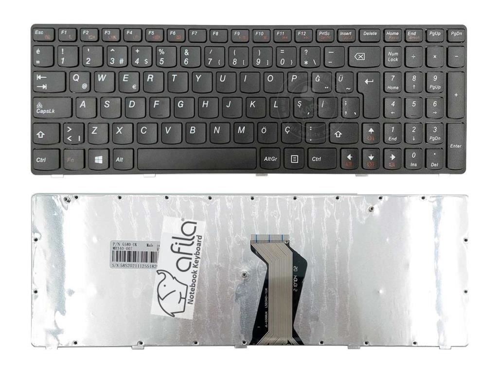 Lenovo ideaPad Z585, Z585A Notebook Klavyesi (Siyah TR)