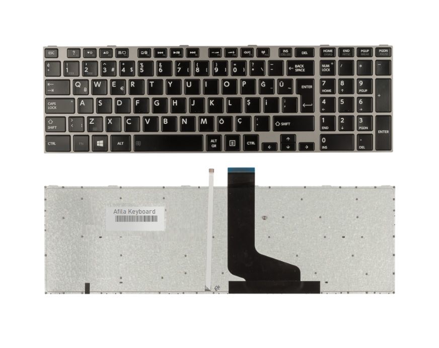 Toshiba V130402BK3 Notebook Klavyesi (Siyah TR) ışıklı