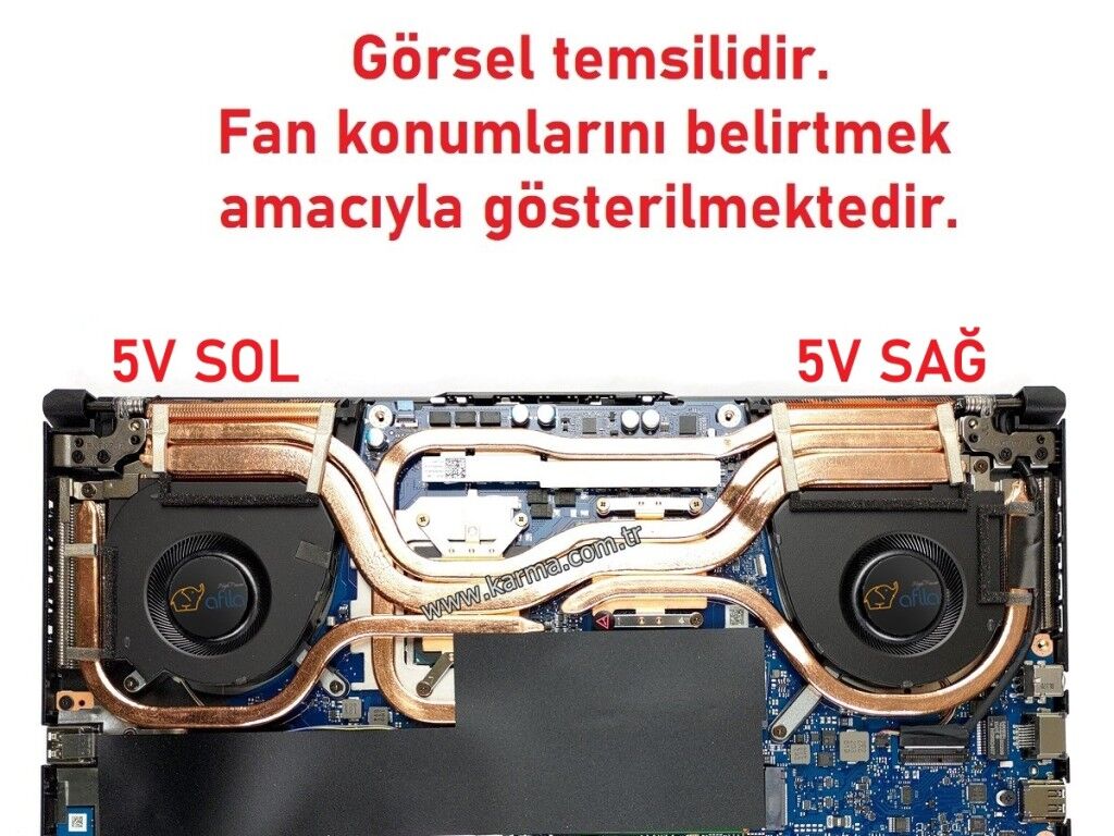 Asus TUF Gaming F15 FX507ZU4-LP050W Notebook Cpu, İşlemci Fanı (Ver.1 - 5V)