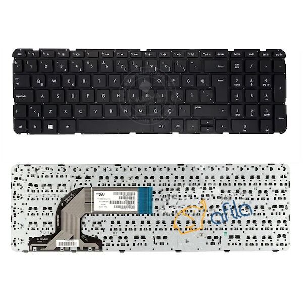 Hp Pavilion 15-D 15-D000 15-D000 Notebook Klavyesi (Siyah TR)