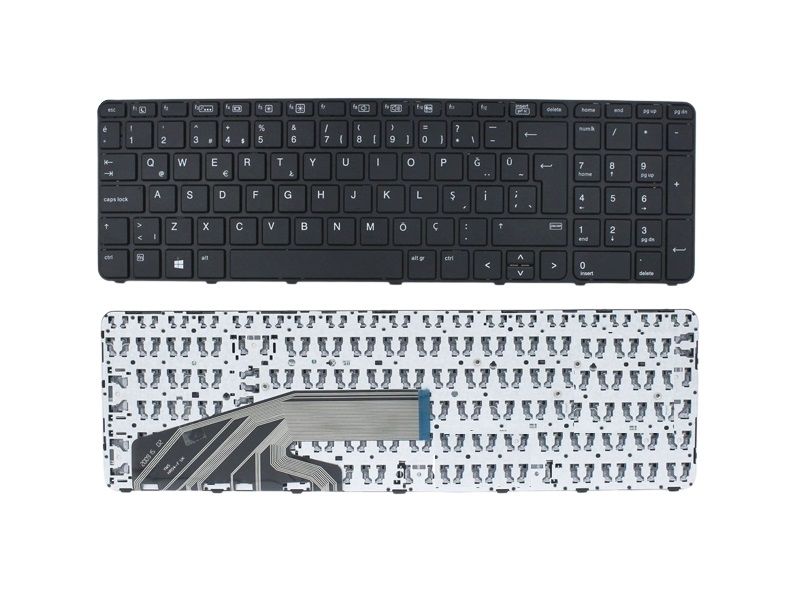 Hp Probook 470 G3, 470 G4 Notebook Klavye - Tuş Takımı / Siyah - TR
