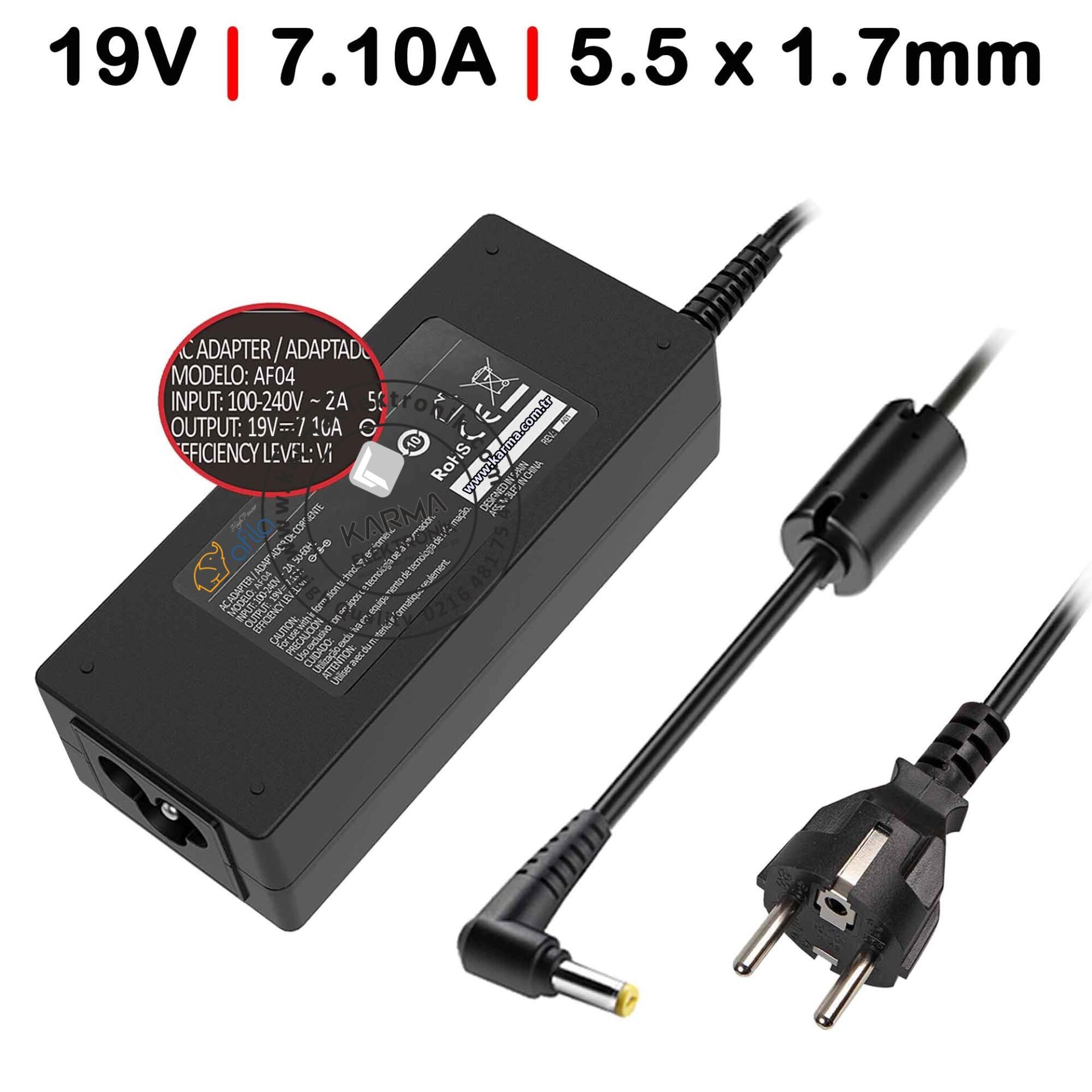 Acer Predator Helios Ph315-52-74Rt Şarj Adaptörü (135W)