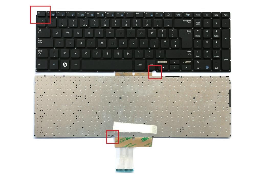 Samsung NP700Z5A, NP700Z5C Notebook Klavyesi - Siyah - TR - IŞIKLI