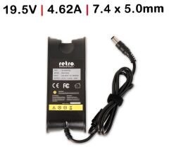 Dell 0U7809, 0V3KCV, 0W6KV Şarj Adaptörü (19.5V 4.62A 90W - 7.4*5.5mm)