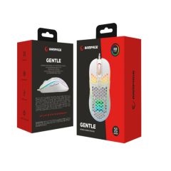Rampage SMX-R85 GENTLE 12800dp Beyaz RGB Ledli Süper Hafif Makrolu Gaming Oyuncu Mouse