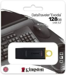 128GB Kingston USB 3.2 DataTravel Exodia USB Flash Bellek DTX/128GB