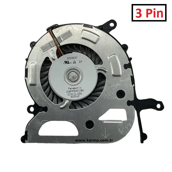 Sony Vaio SVF13N1H4R, SVF13N1J2E, SVF13N1J2R Notebook Fanı (3pin)