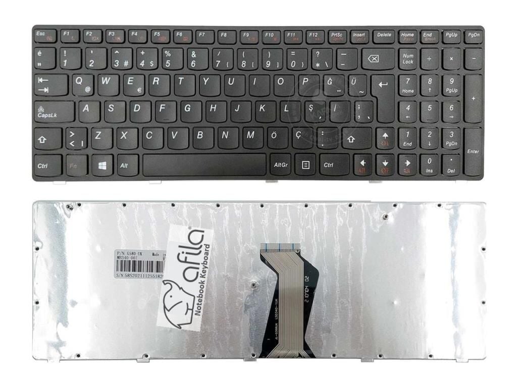 Lenovo mp-10a36tq-686cw, MP-10A36TQ-686DW Klavyesi - Siyah - TR