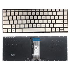 Hp Pavilion 14-bk000 14-bk100 Notebook Klavyesi (Gri TR) ışıklı