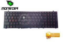 Monster Abra A5 V10.1 Notebook Klavyesi (Siyah TR) Kırmızı