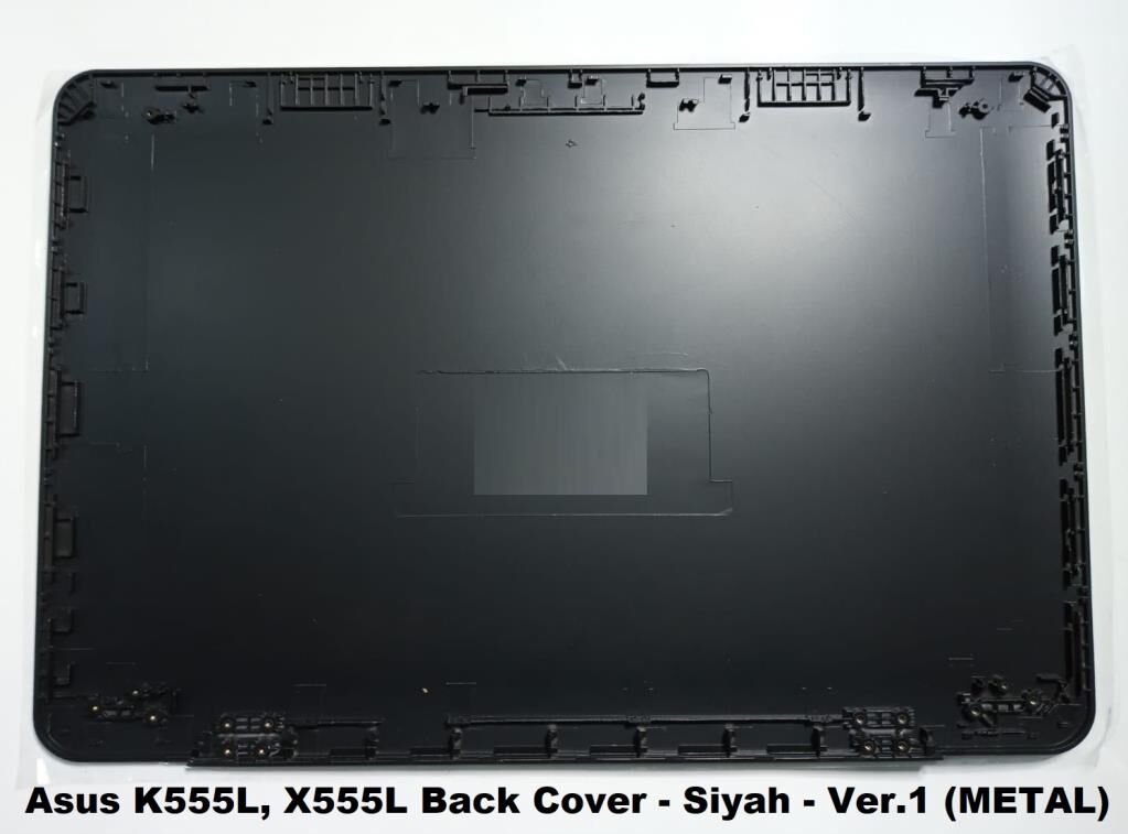 Asus X555YI Back Cover - Siyah - Metal Kasa