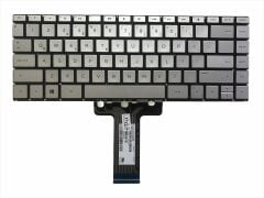 HP 240 G8 (34N94ES8) uyumlu Notebook Klavyesi, Laptop Tuş Takımı (Silver, Gri TR)