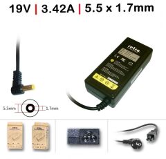 Acer Aspire A114-31-C8PA, A114-31-C8PANX.SHXEY.002 Uyumlu Notebook Adaptör - Şarj Cihazı - 65W