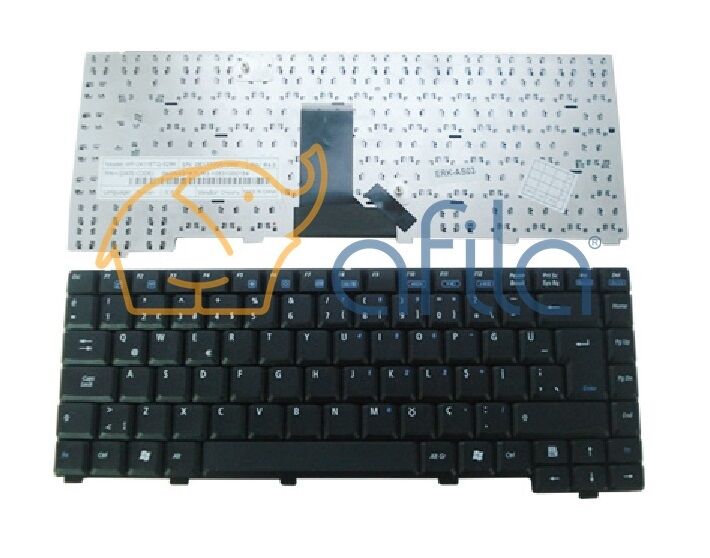 Asus A6VM A6VM-Q005H A6VM-Q005H-BE Notebook Klavyesi - TR