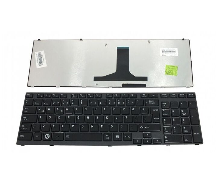 Toshiba Satellite A665-SP6001L Notebook Klavyesi - Siyah - TR