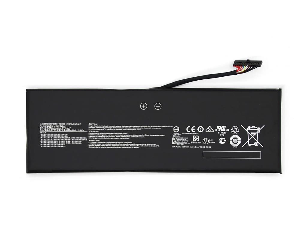 MSI GS43VR 7RE Phantom Pro Notebook Bataryası Pili