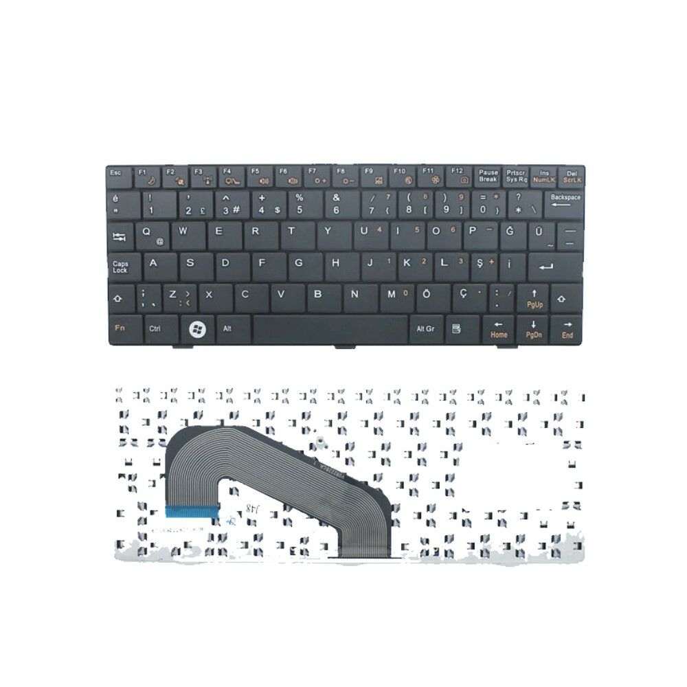 Crea Minic J100 Notebook Klavyesi - Siyah - TR