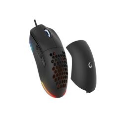 RAMPAGE BLINK Siyah 7 Makro Tuşlu RGB 12800 DPI Gaming Oyuncu Mouse