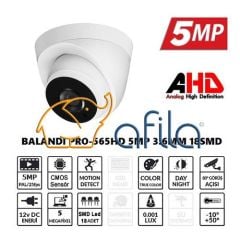 Balandi PRO-565HD 5MP 3.6MM 18SMD AHD DOME Güvenlik Kamerası