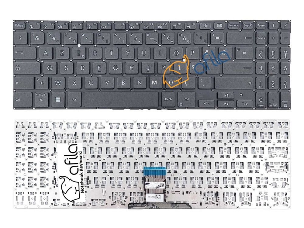 Asus ExpertBook B1 B1500CEAE-BQ4167031 Notebook Klavyesi (Siyah TR)
