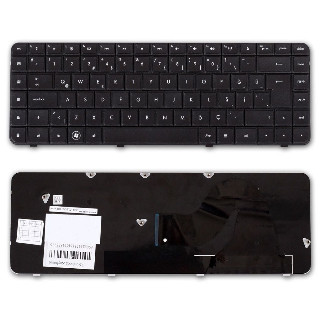 Hp G62-B11ET XR510EA, G62-b12ST Notebook Klavyesi (Siyah TR)