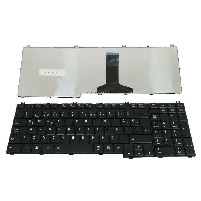 Toshiba AEBD3U00040, AEBD3U00050, 100101005011M Siyah Klavye