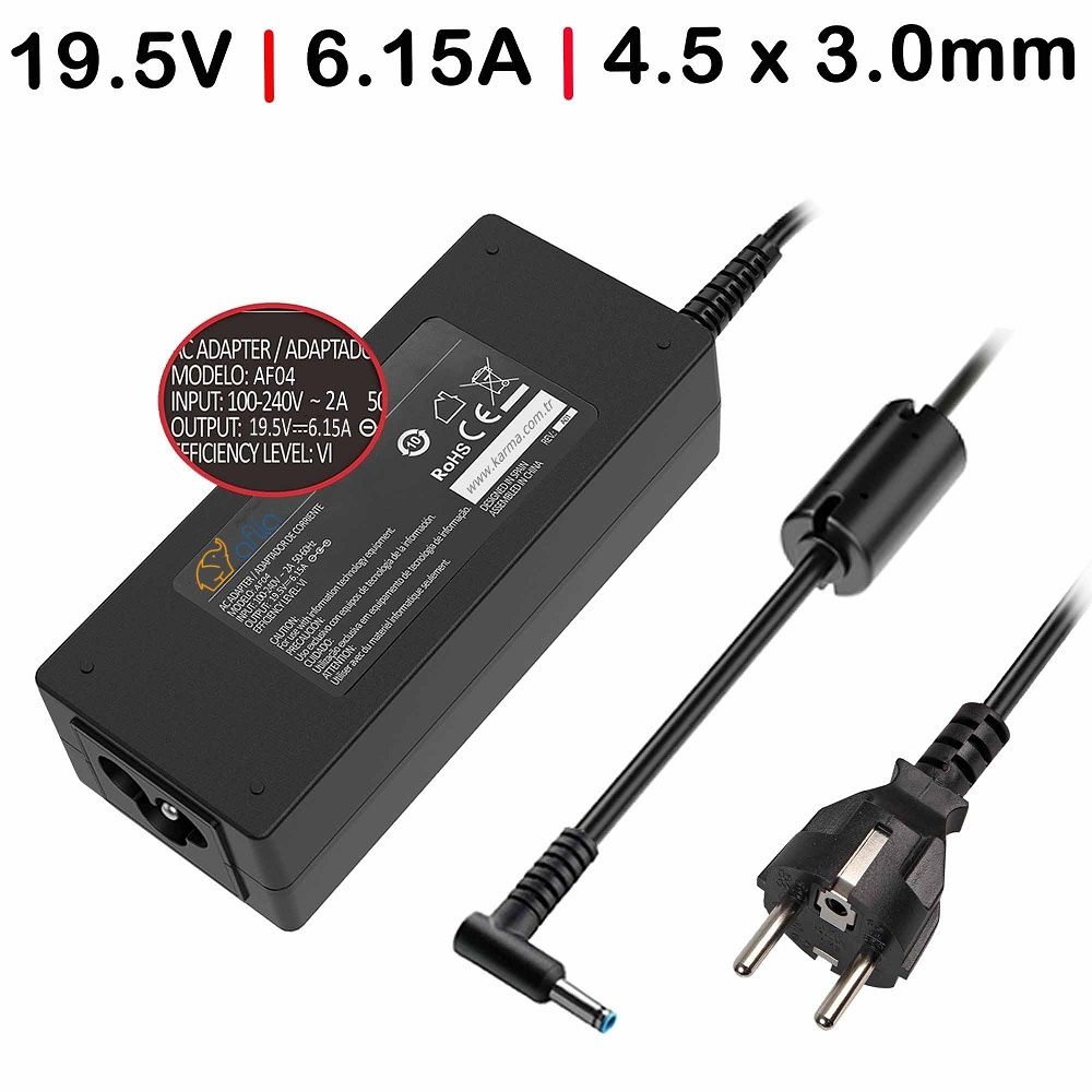 HP 250 G7 (197S3EA)(197U2EA) Notebook Şarj Adaptörü (120W) 19.5V/6.15A