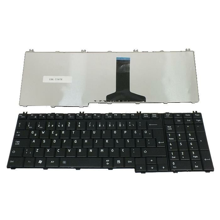 Toshiba G83C000AR2TR, KFRSBB206A Notebook Klavyesi (Siyah TR
