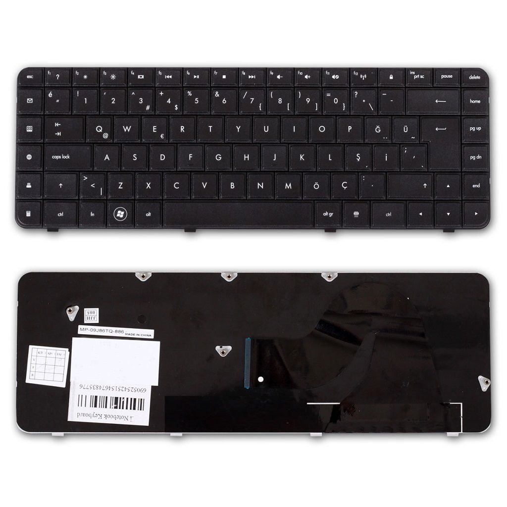 Hp G62-B19ST XR493EA, G62-B20ST XR514EA Klavyesi (Siyah TR)