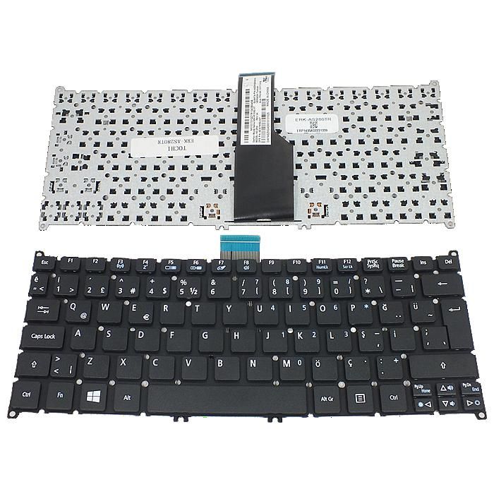 Acer Aspire V5-171-9620, V5-171-9661 Klavye Siyah TR