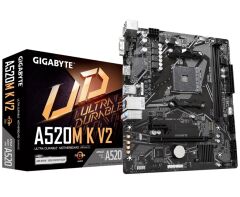 Gigabyte A520M-K-V2 Ddr4 5100Mhz Pci-E Gen3 M.2 Usb 3.2 Vga Hdmi Matx Am4 Anakart