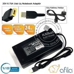 Lenovo ideaCentre AIO 5-24IOB6 F0G3 All in one pc Adaptör (Lenovo Orijinal 20V 6A 120w-135W Uyumlu)