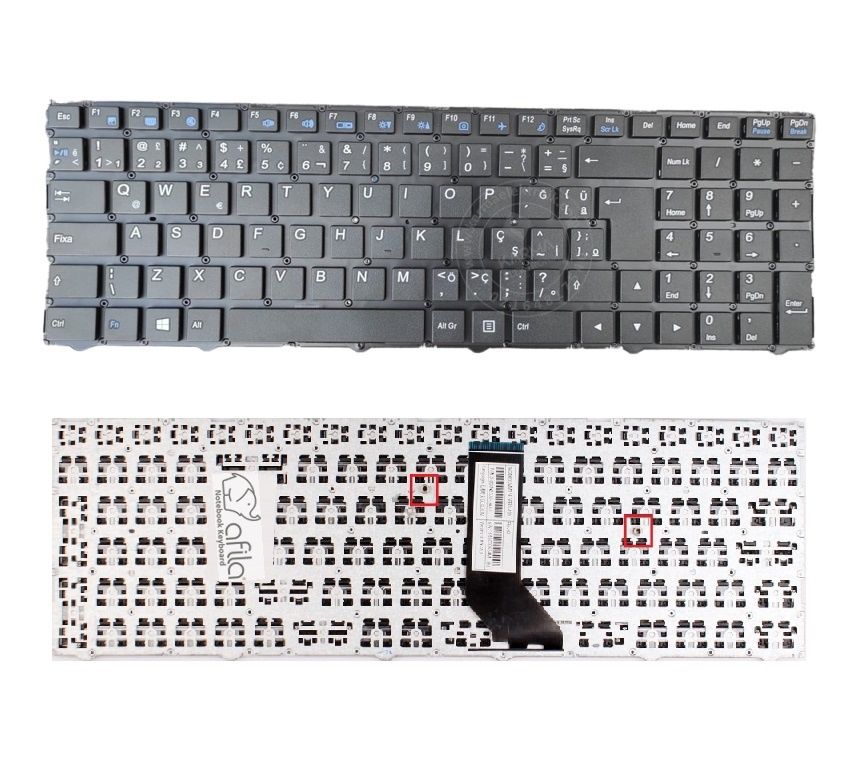 Monster Abra A7 V7.2.1 Notebook Klavye / Siyah - TR