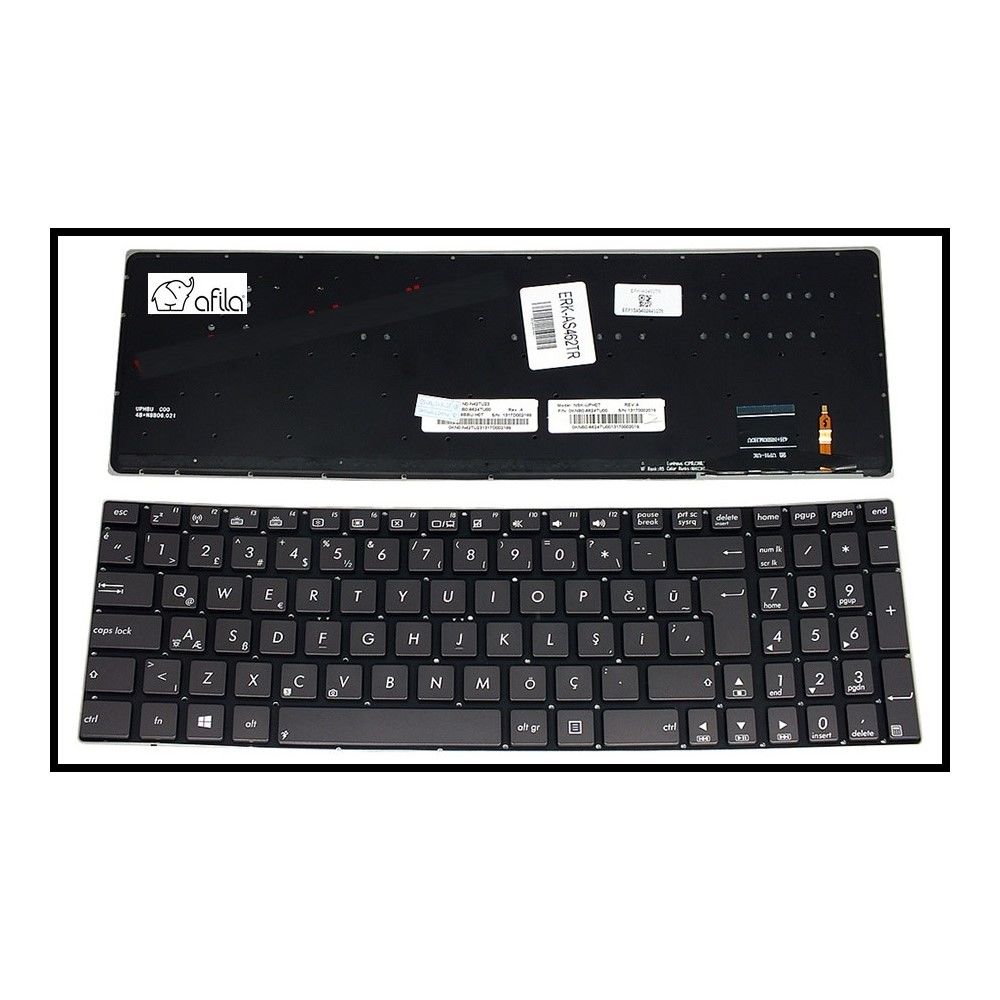 Asus NSK-UPH0S NSK-UPH0E Klavyesi - Siyah - TR - Işıklı