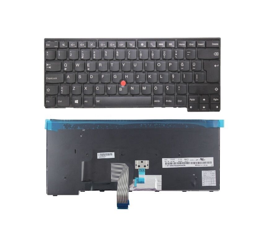 Lenovo ThinkPad T440, T440p, T440s Notebook Klavyesi, Laptop Tuş Takımı (Siyah TR) ışıklı / KL0849LD