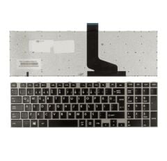 Toshiba Satellite C850, C855, L850, L855 Notebook Klavyesi (Siyah TR) Füme Çerçeveli