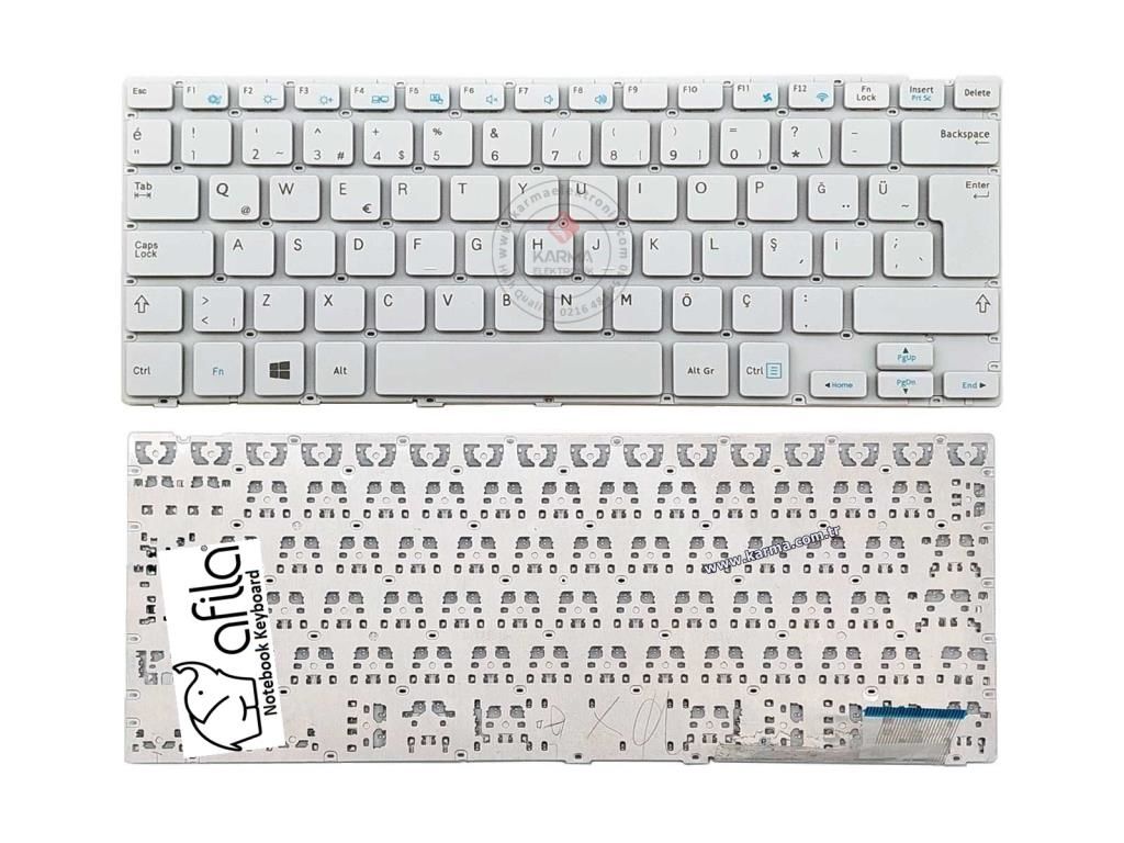 Samsung Ativbook NP915 NP905 NP910  Notebook Klavye Beyaz TR