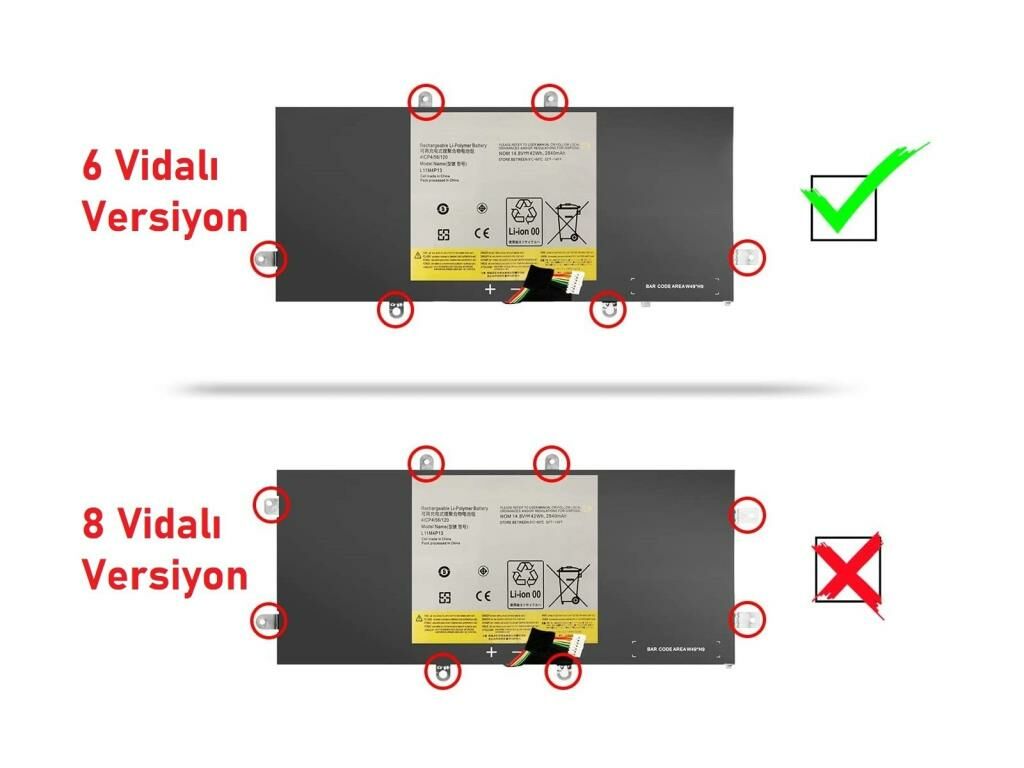 Lenovo IdeaPad Yoga 11 Yoga 11s L11M4P13 Notebook Bataryası - Pili