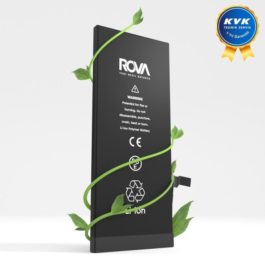 Rova iPhone 7 Yüksek Kapasiteli Batarya, Pili