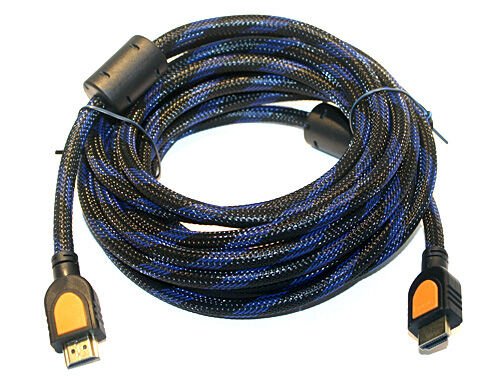 Afila 10 Metre HDMI Kablo (10mt) Altın Uçlu Örgülü Kablo
