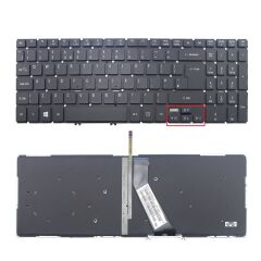 Acer Aspire V5-552, V5-552G, V5-552P Notebook Klavye - TR ışıklı