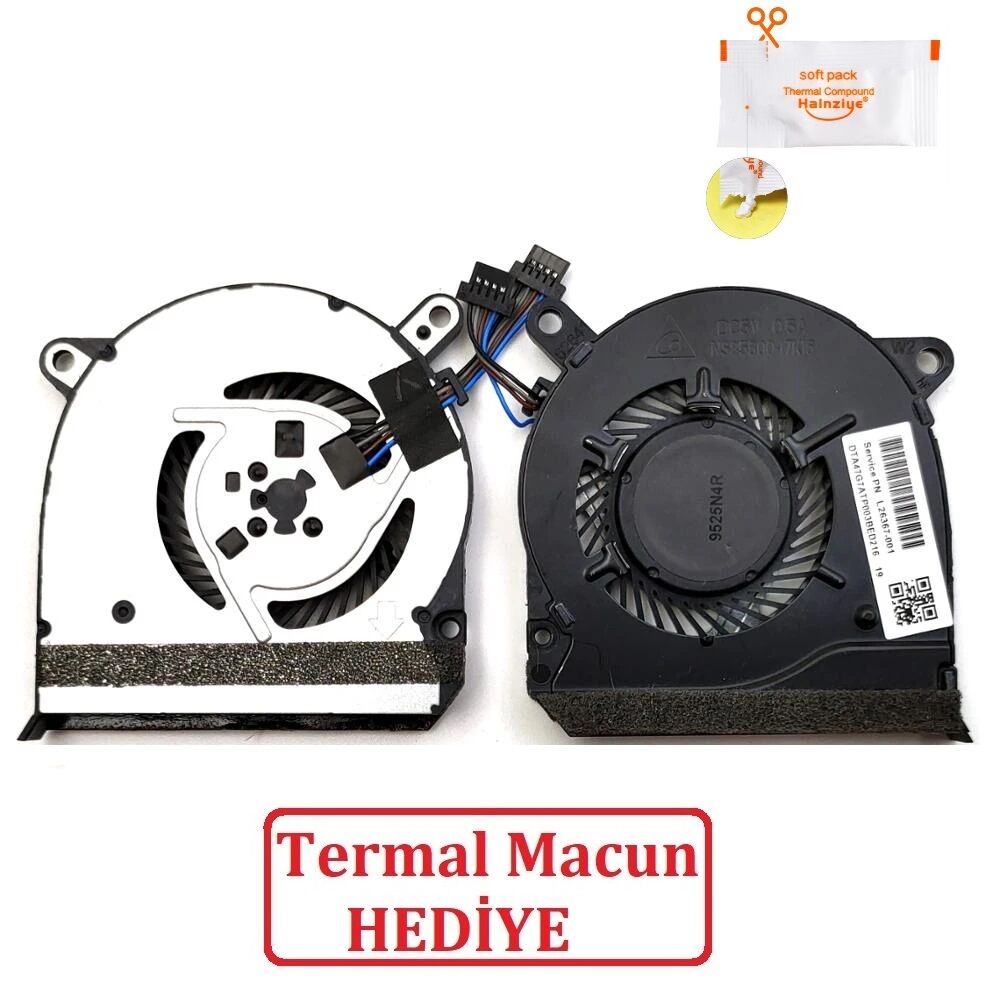 Hp Pavilion 14-CE0007NP, 14-CE0007NS, 14-CE0007UR, 14-CE0008CA Notebook Cpu Fanı / Ver.1