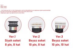 MSI Modern 15 B11 Notebook Bataryası, Laptop Pili - (Beyaz Soket - 10 Pin)