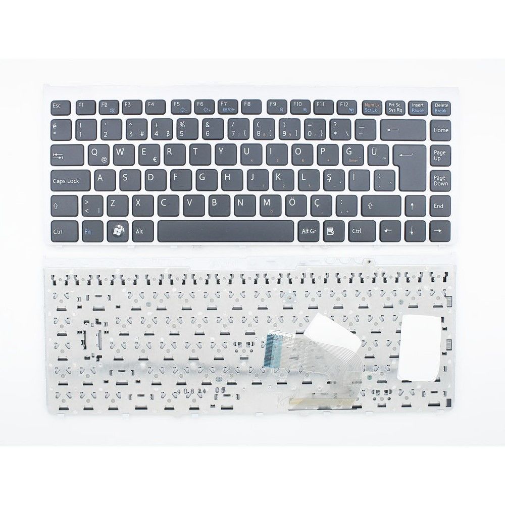 Sony Vaio VGN-FW140E/H, VGN-FW140E/W Notebook Klavyesi (Siyah TR)