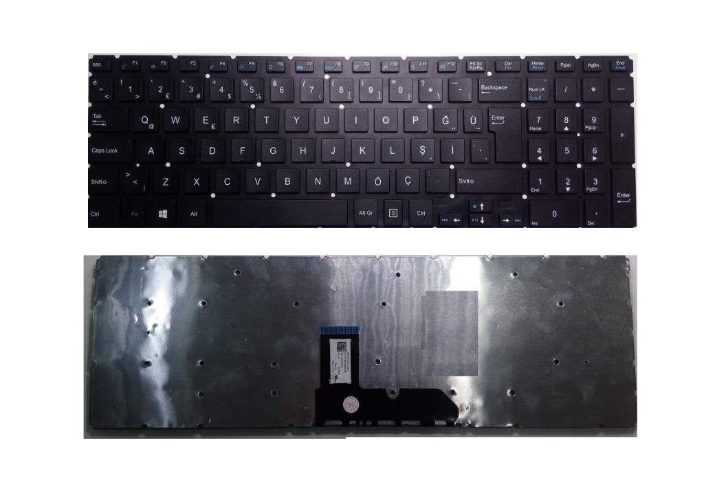 Casper F800.7200-8T40T-S-I Notebook Klavyesi, Laptop Tuş Takımı (Siyah TR)