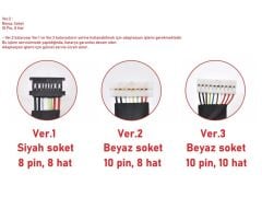 MSI Modern 15 B12 Notebook Bataryası, Laptop Pili - (Beyaz Soket - 10 Pin)