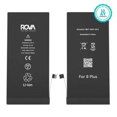 Rova iPhone 8 Plus Yüksek Kapasiteli Batarya Pil 3400 mAh