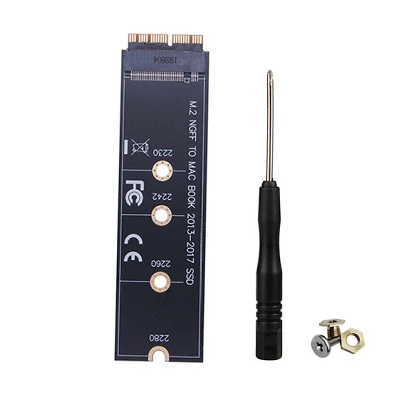 MacBook Air A1465 A1466 Pro A1398 A1502 A1419 NVME SSD Çevirici Adaptör (2013-14-15-17)